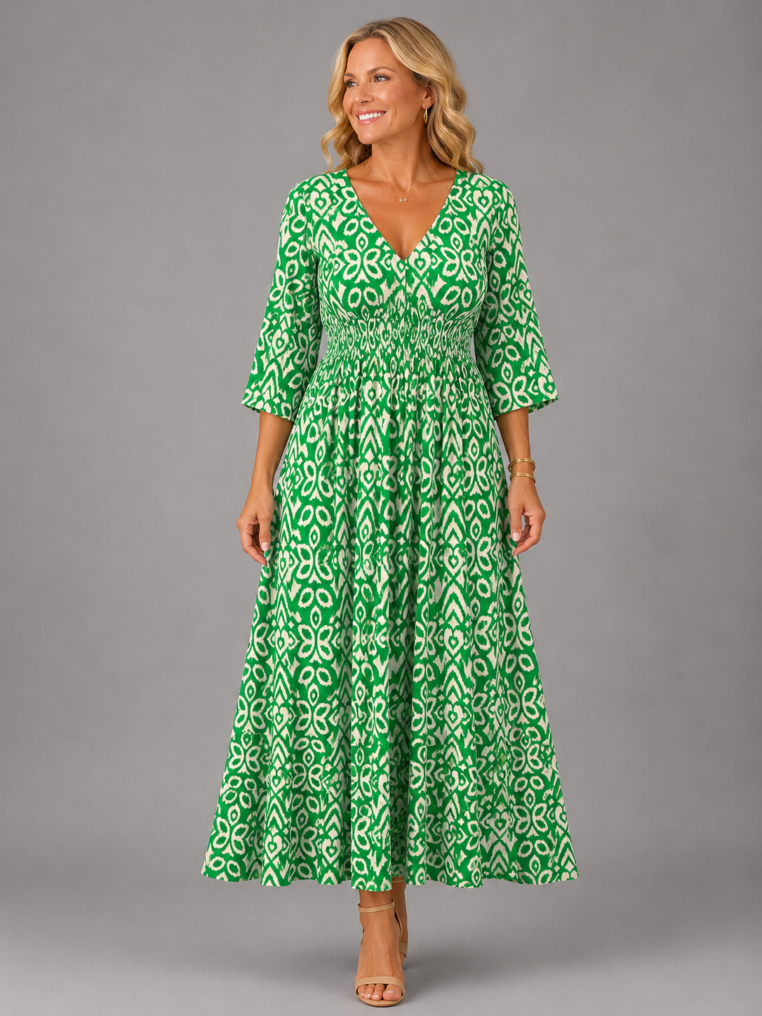 Althea | Bohemian Midi Dress