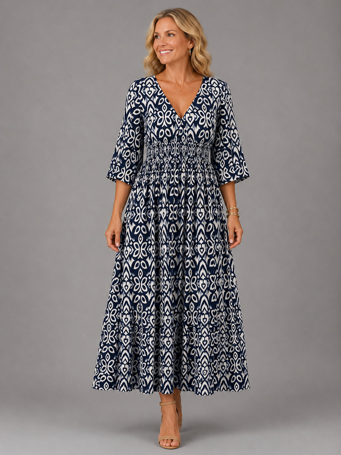 Althea | Bohemian Midi Dress