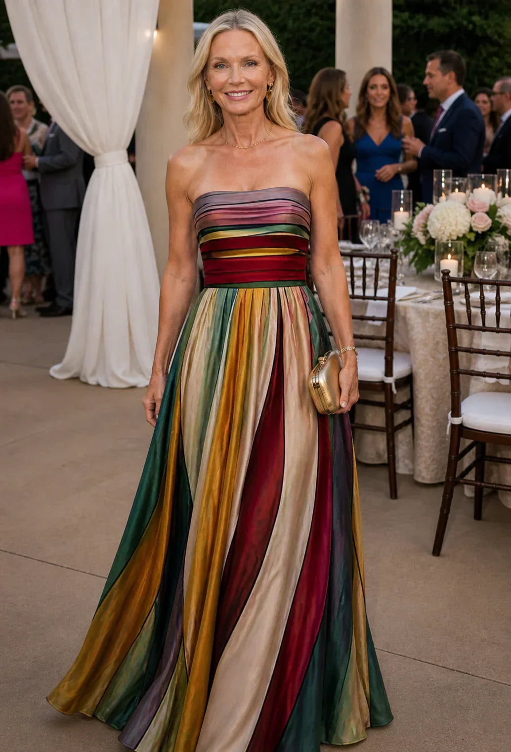 Talma |  Strapless A-Line Dress