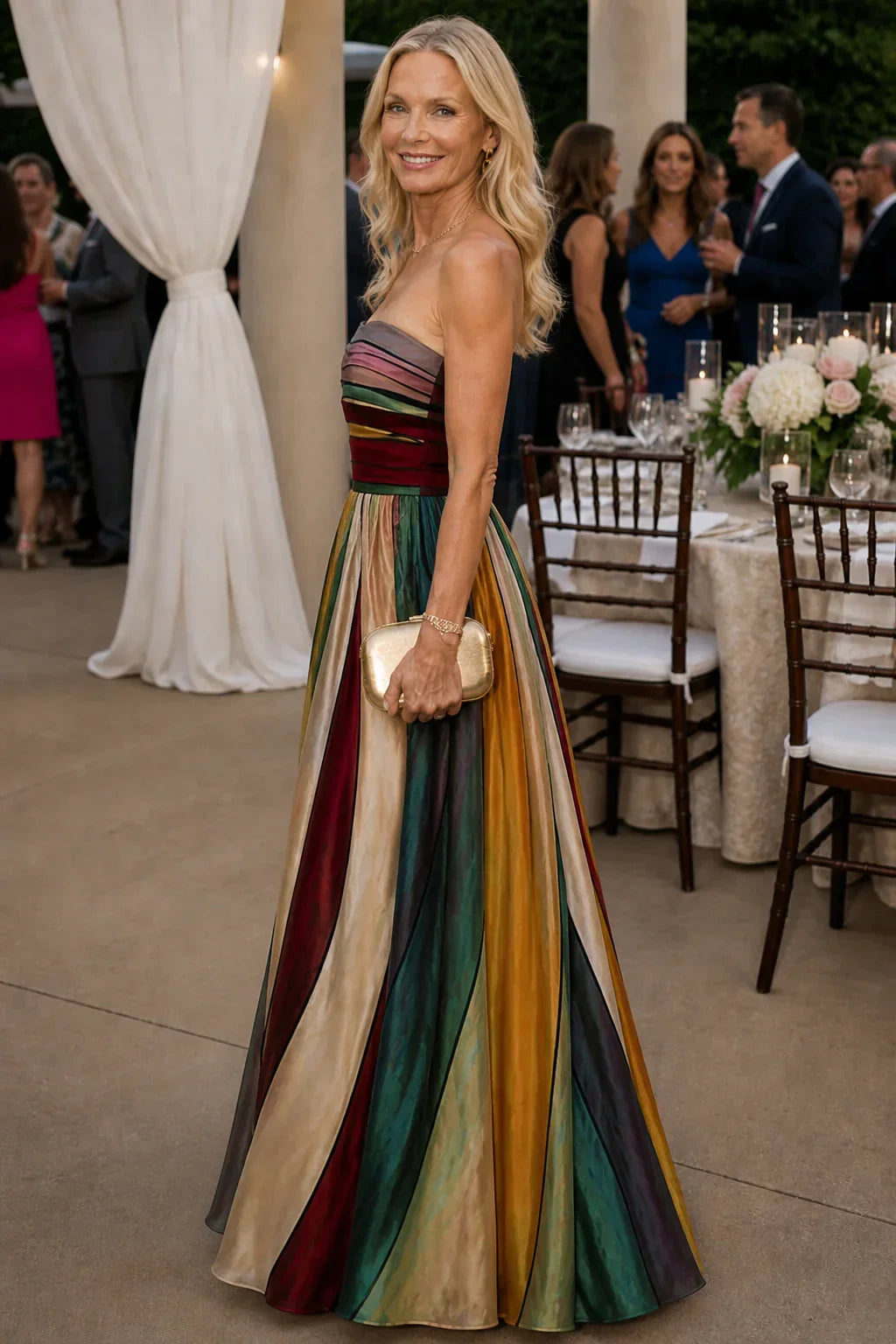 Talma |  Strapless A-Line Dress