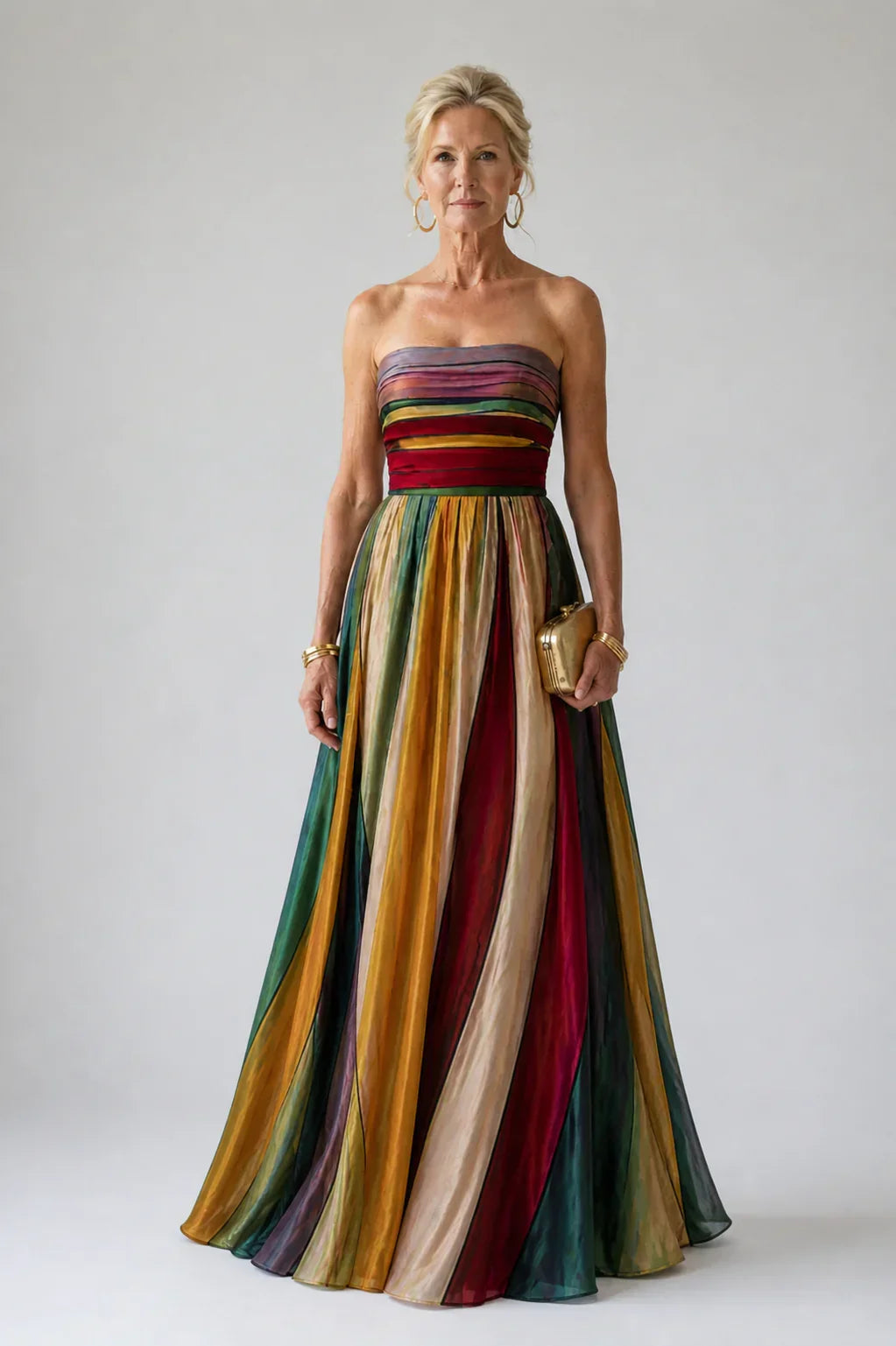 Talma |  Strapless A-Line Dress