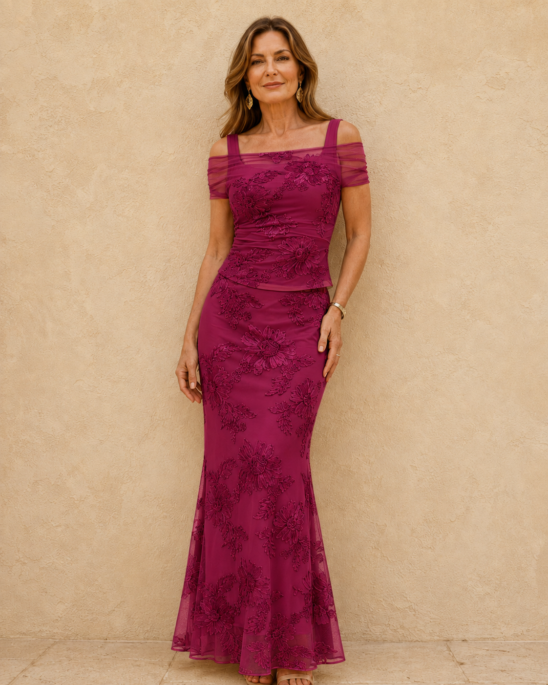 Patricia | Off Shoulder Maxi Dress