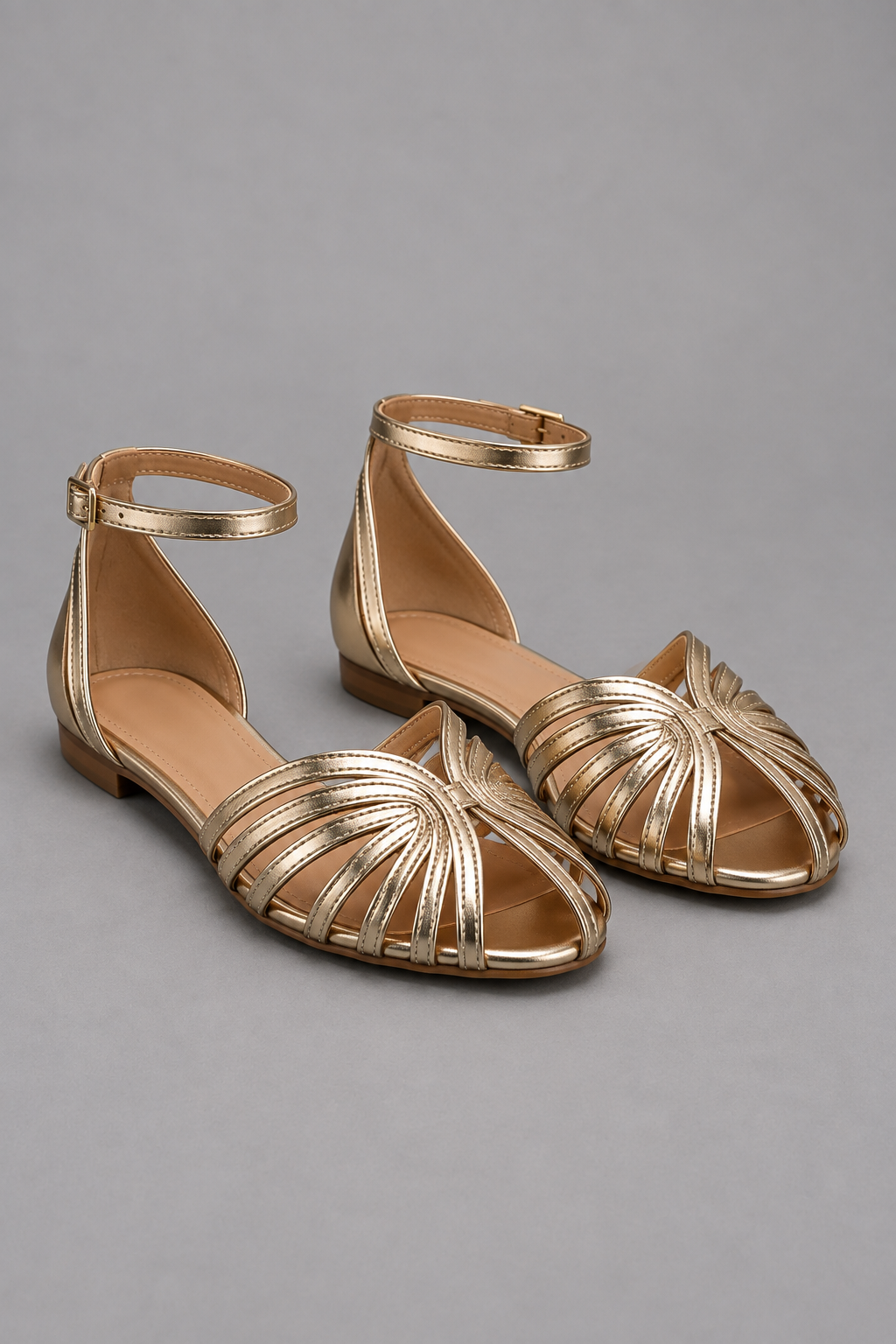 Gia | Luxe Golden Jewel Sandals
