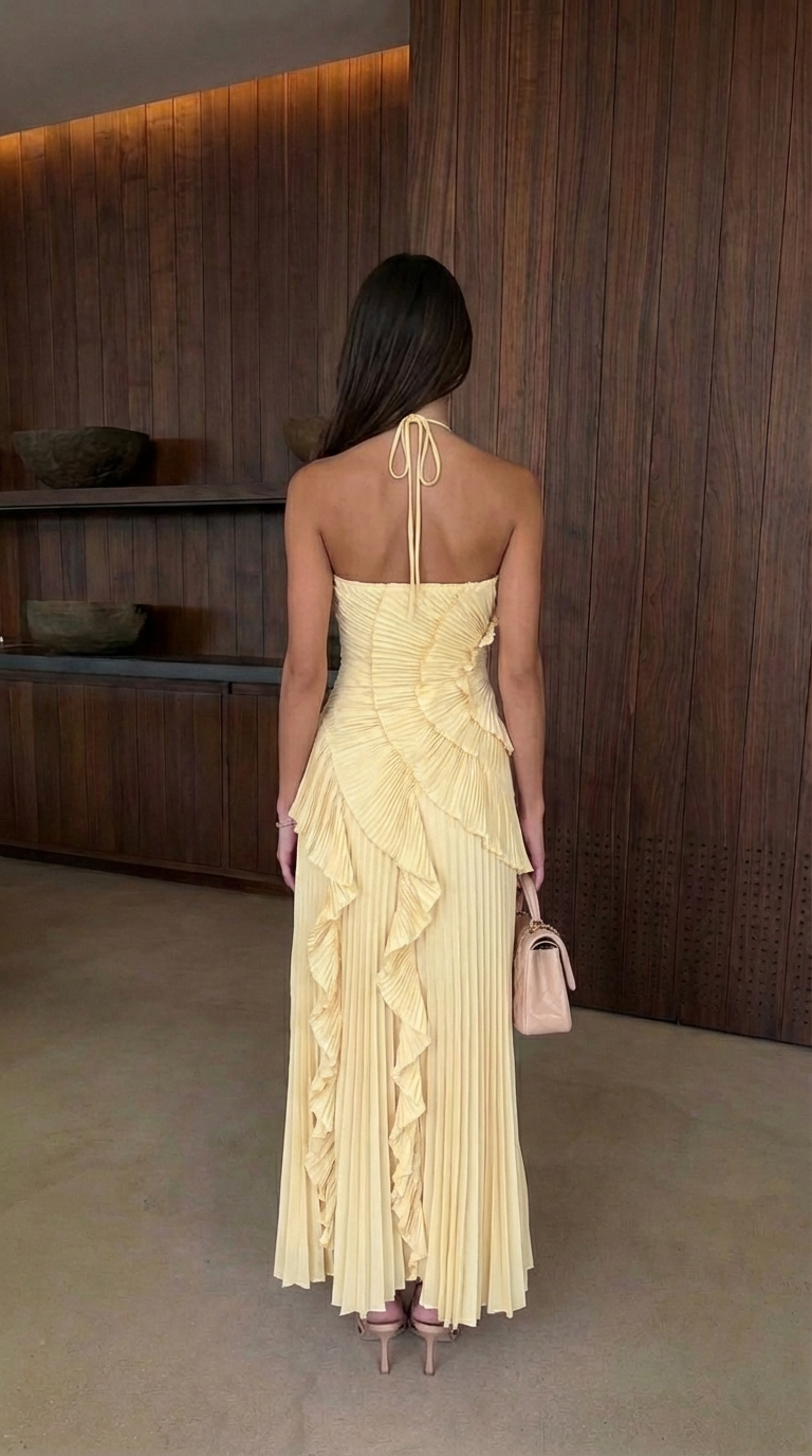 Isla | Ruffle Maxi Dress