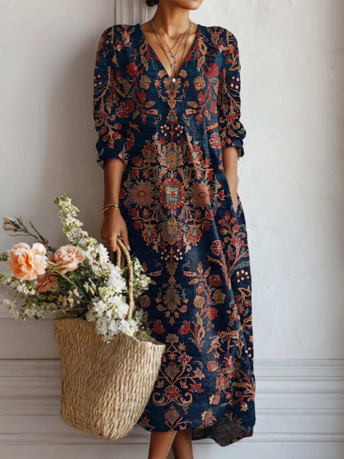 Hannah | Bohemian Long Dress