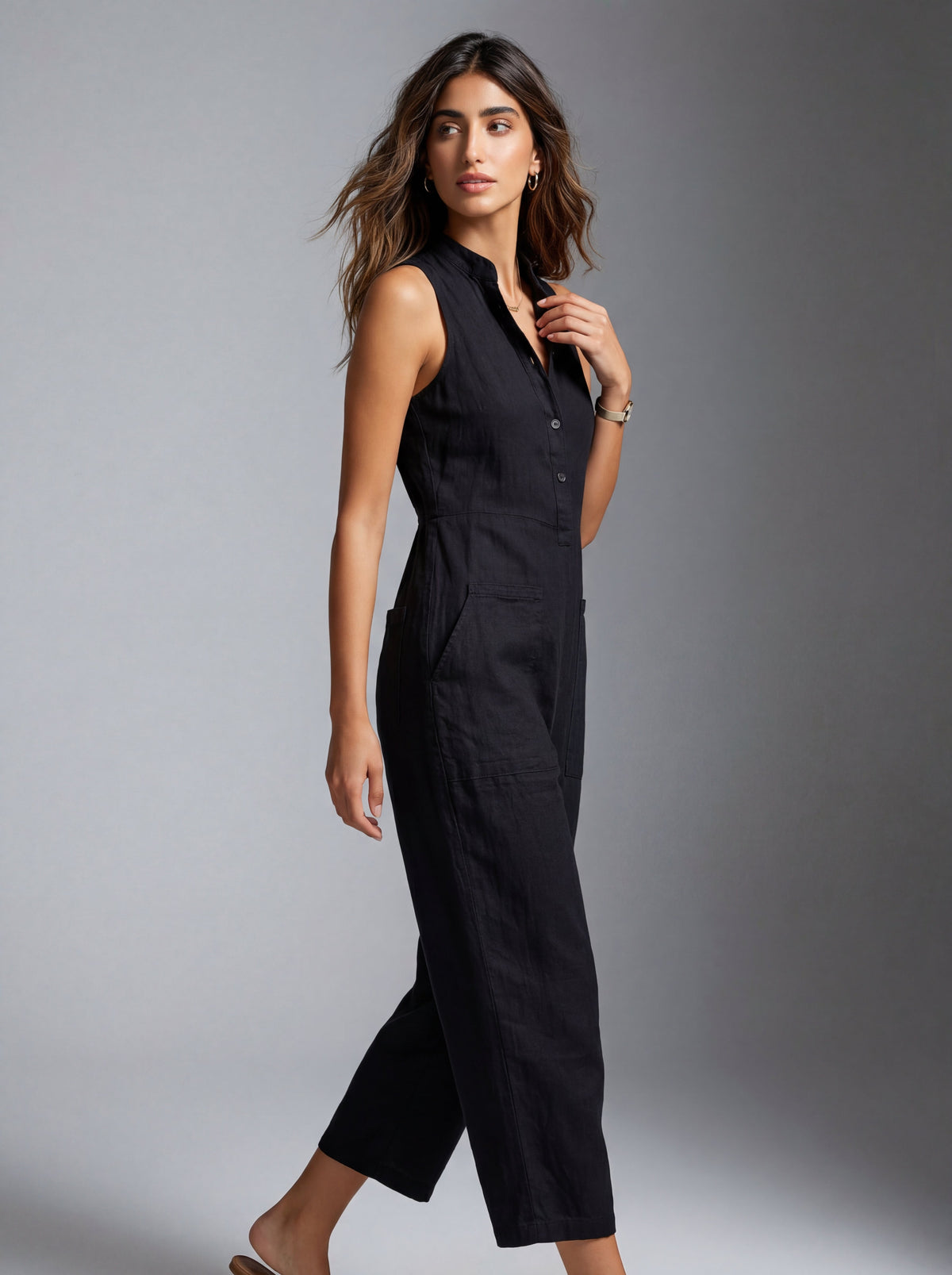 Madison | Sleeveless Minimalist Jumpsuit