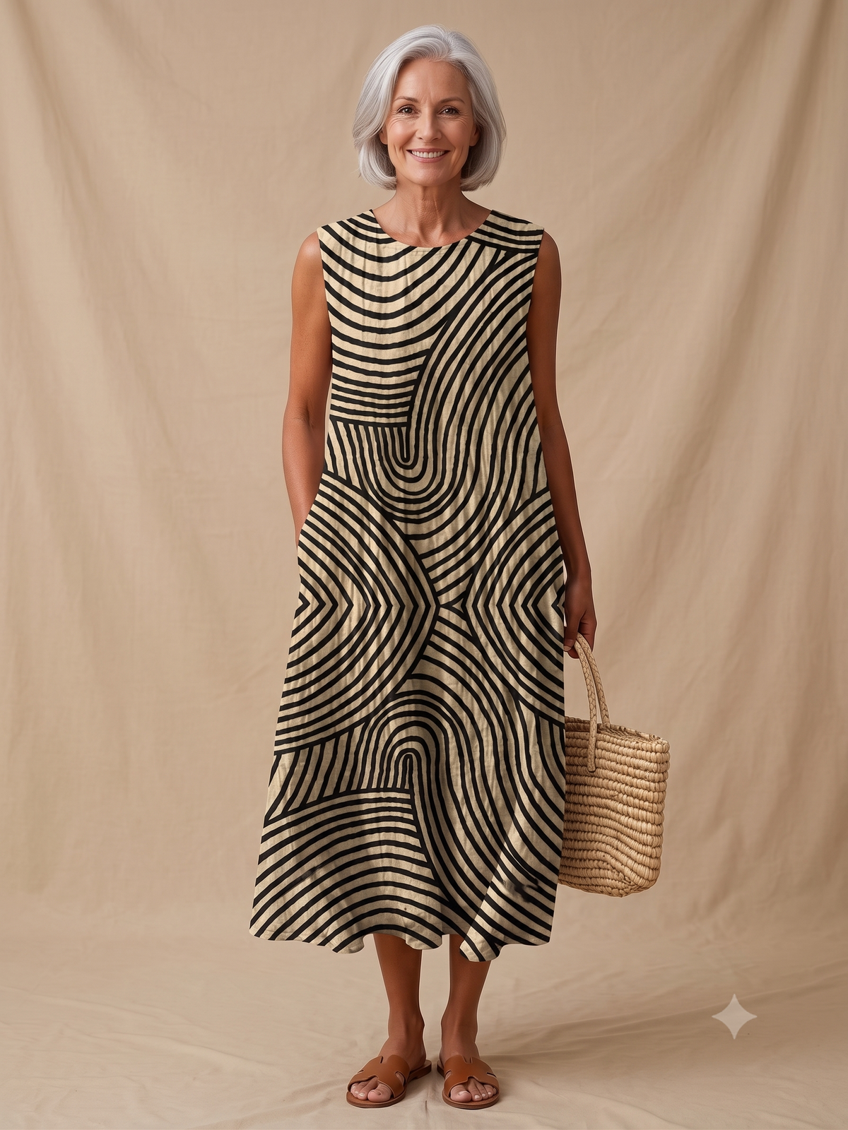 Jade | Sleeveless Midi Dress