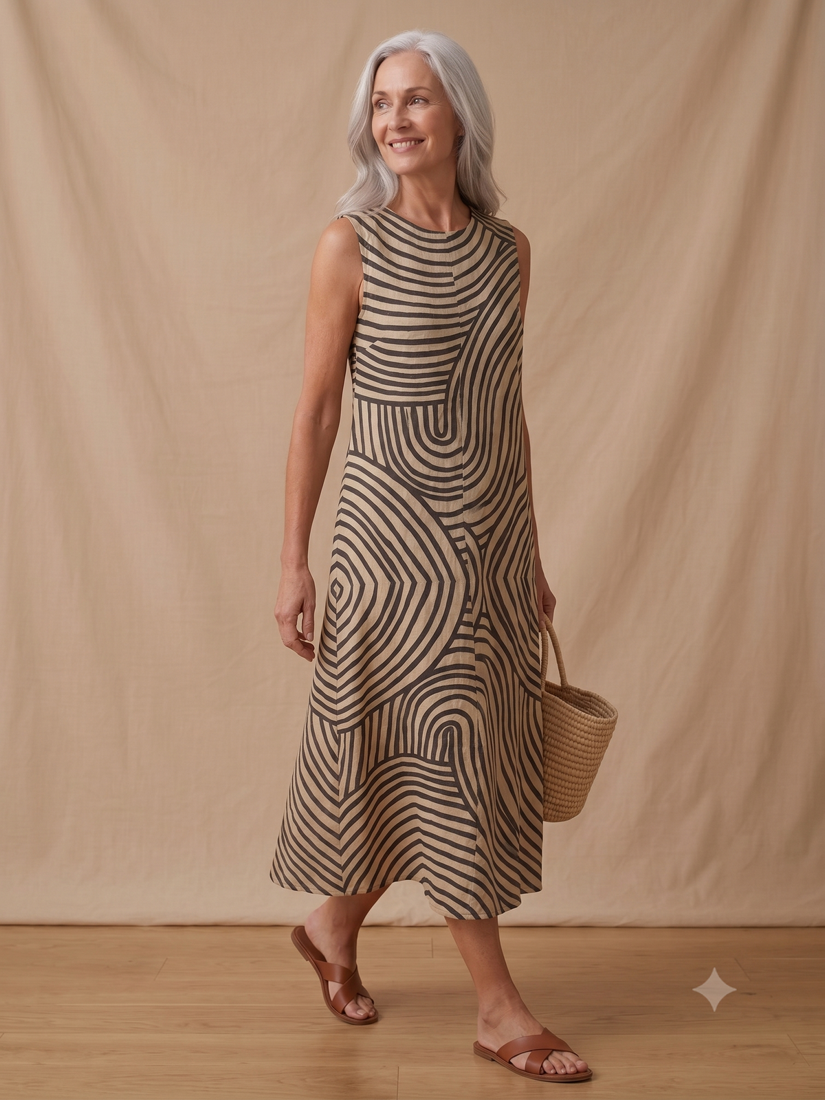 Jade | Sleeveless Midi Dress