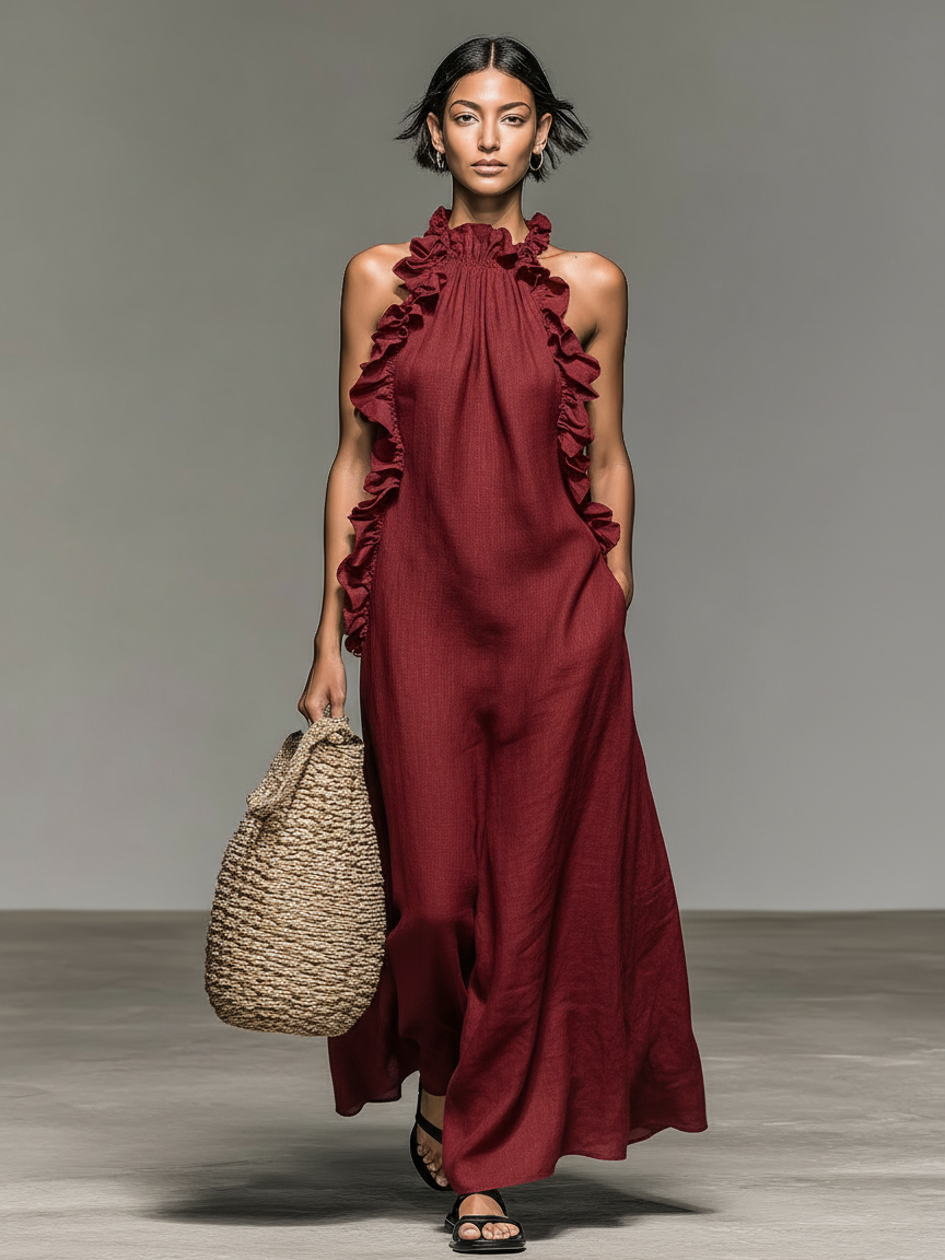 Fedra | Sleeveless Maxi Dress