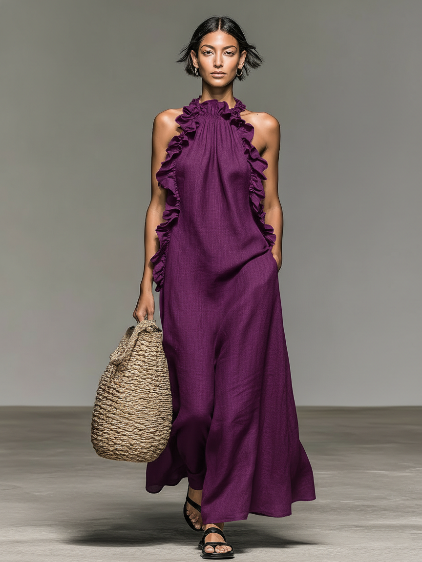 Fedra | Sleeveless Maxi Dress