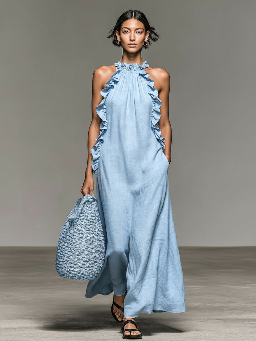 Fedra | Sleeveless Maxi Dress