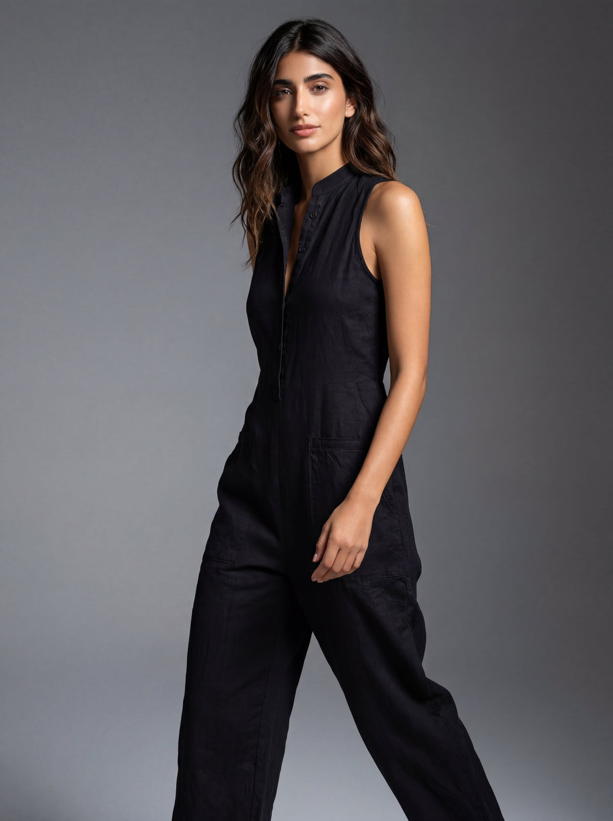 Madison | Sleeveless Minimalist Jumpsuit
