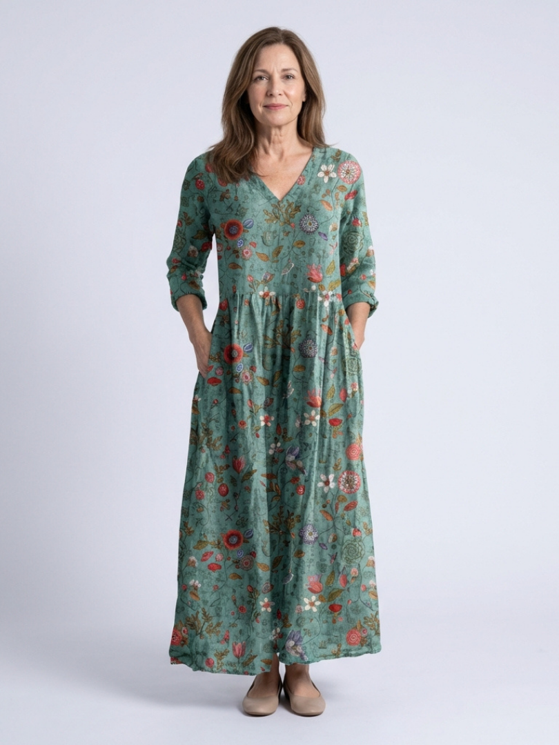 Marina | Floral Maxi Dress