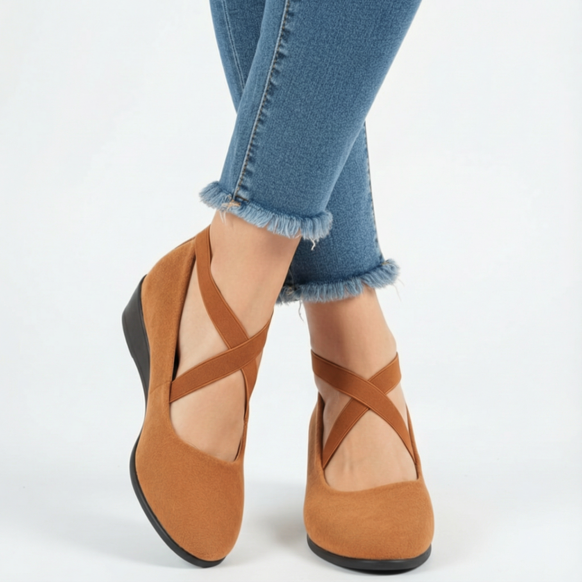 Angel | Cozy Closed Wedge Slip-On Footwear