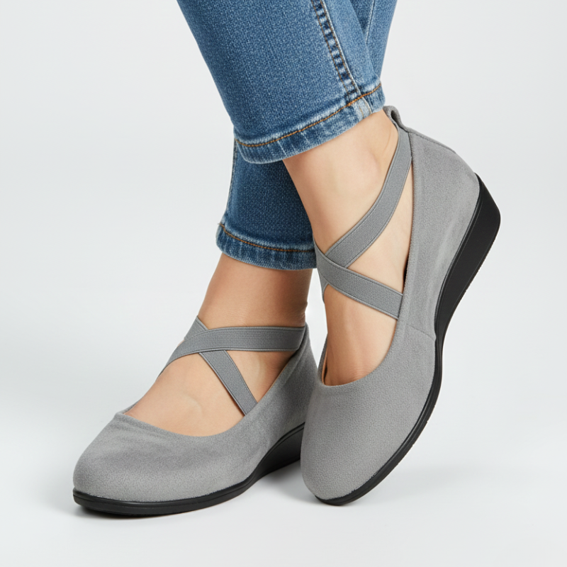 Angel | Cozy Closed Wedge Slip-On Footwear