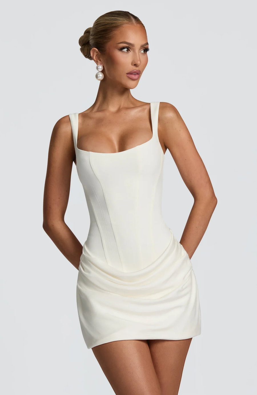 Harper | Draped Mini Dress