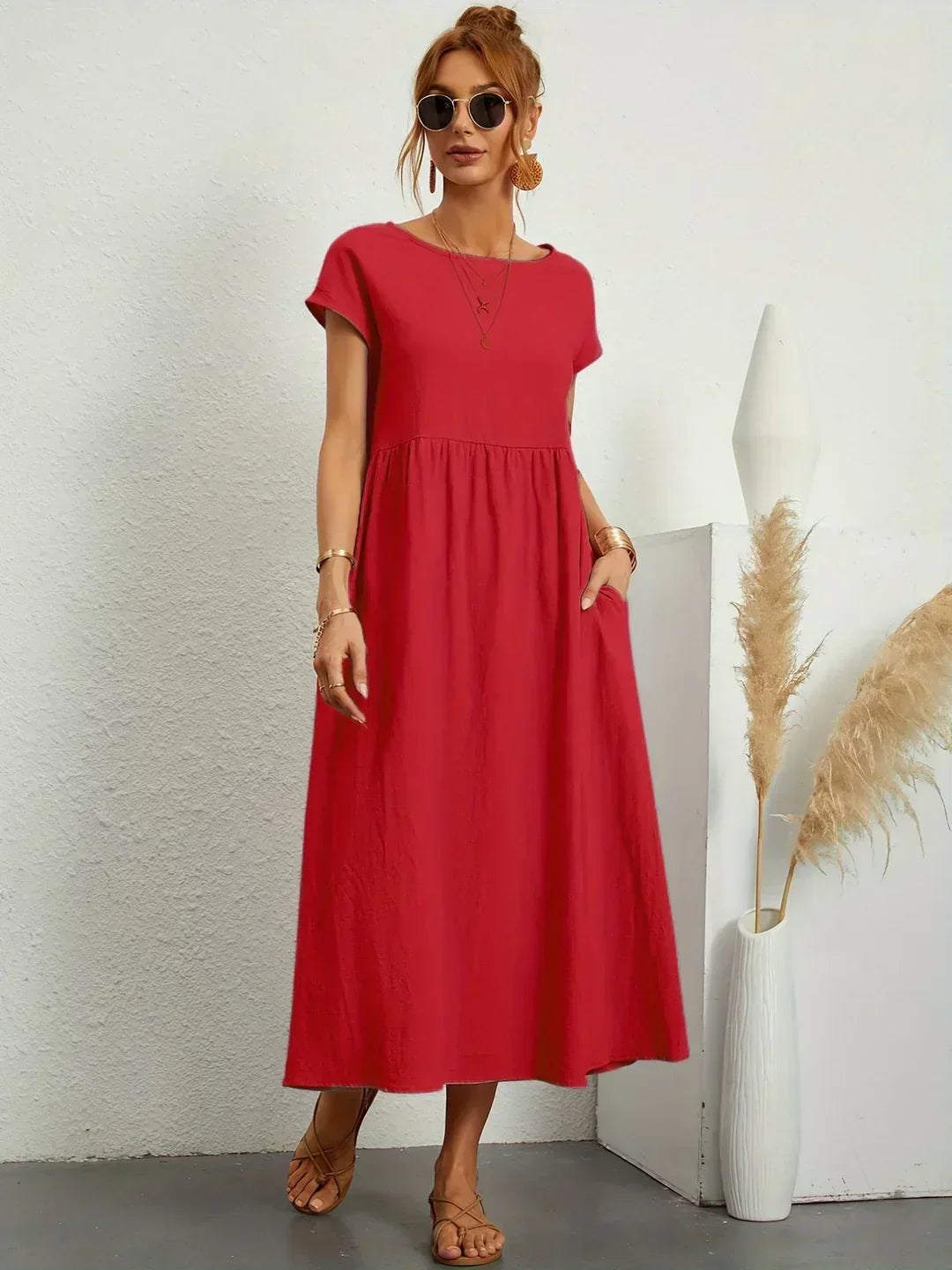 Gabriella | Flowy Midi Dress