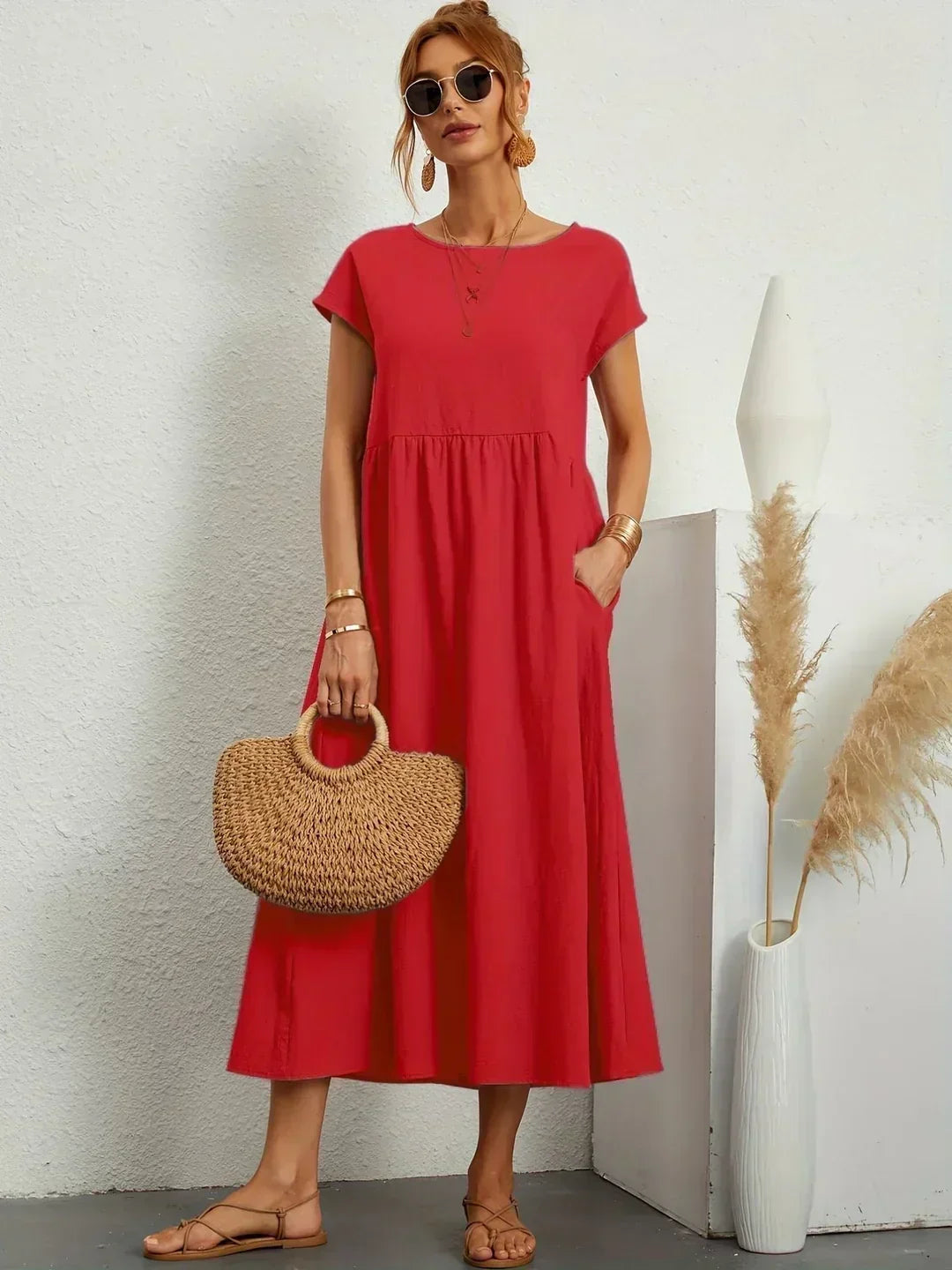 Gabriella | Flowy Midi Dress