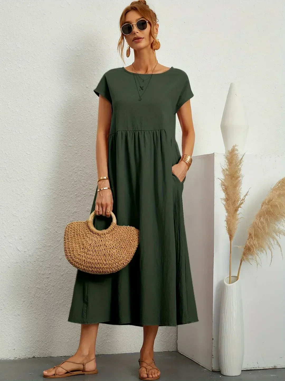 Gabriella | Flowy Midi Dress