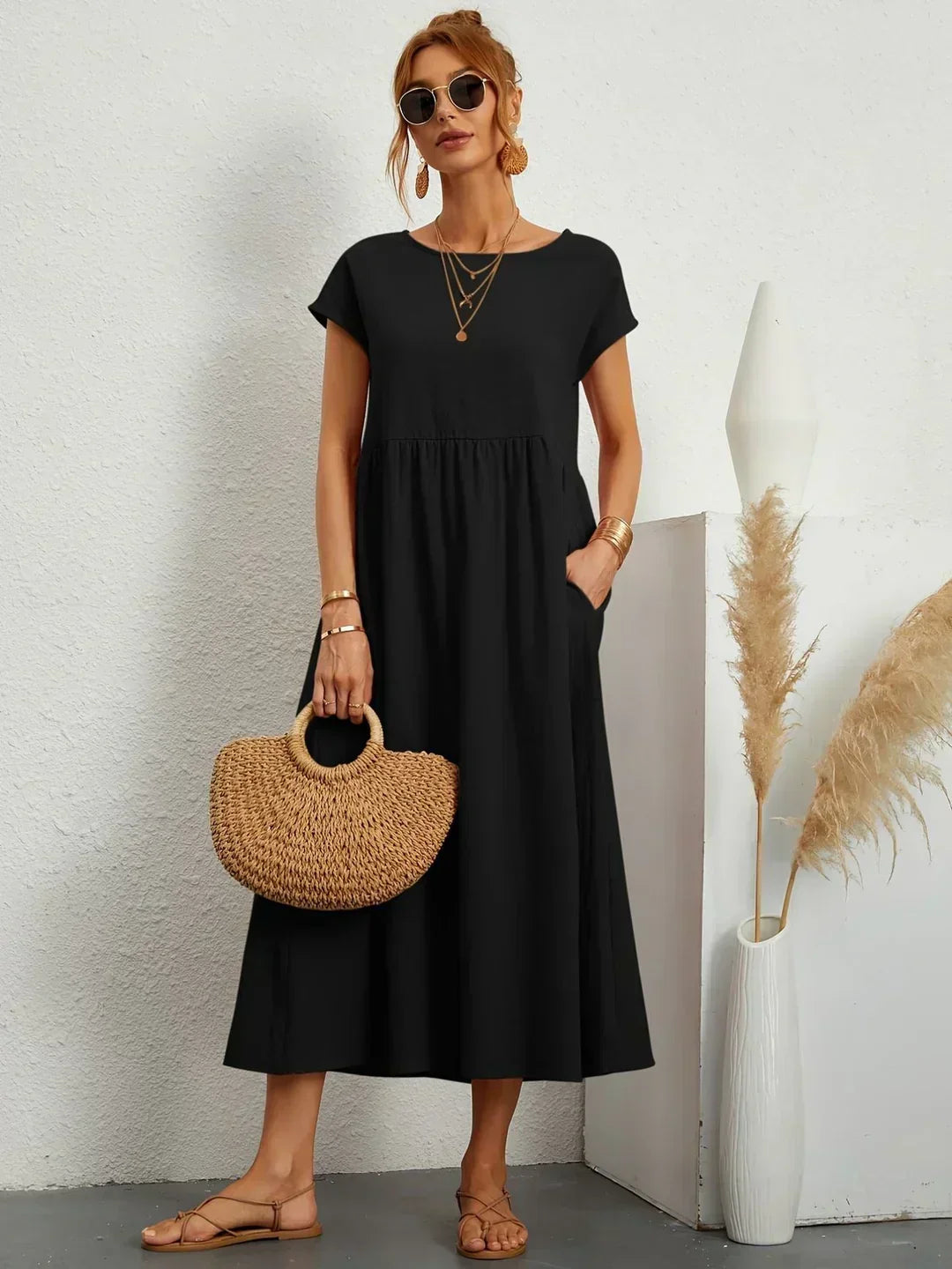 Gabriella | Flowy Midi Dress