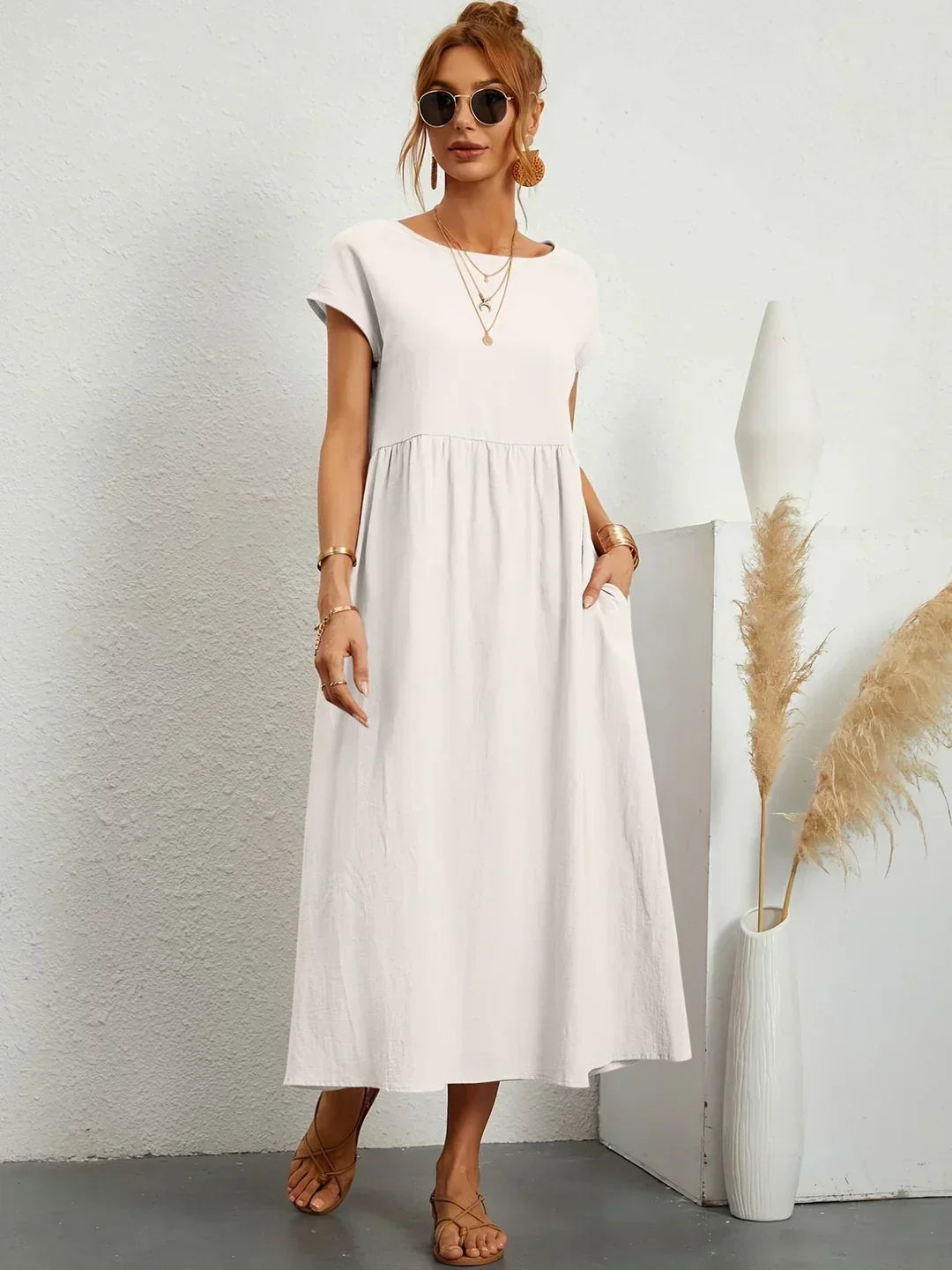 Gabriella | Flowy Midi Dress