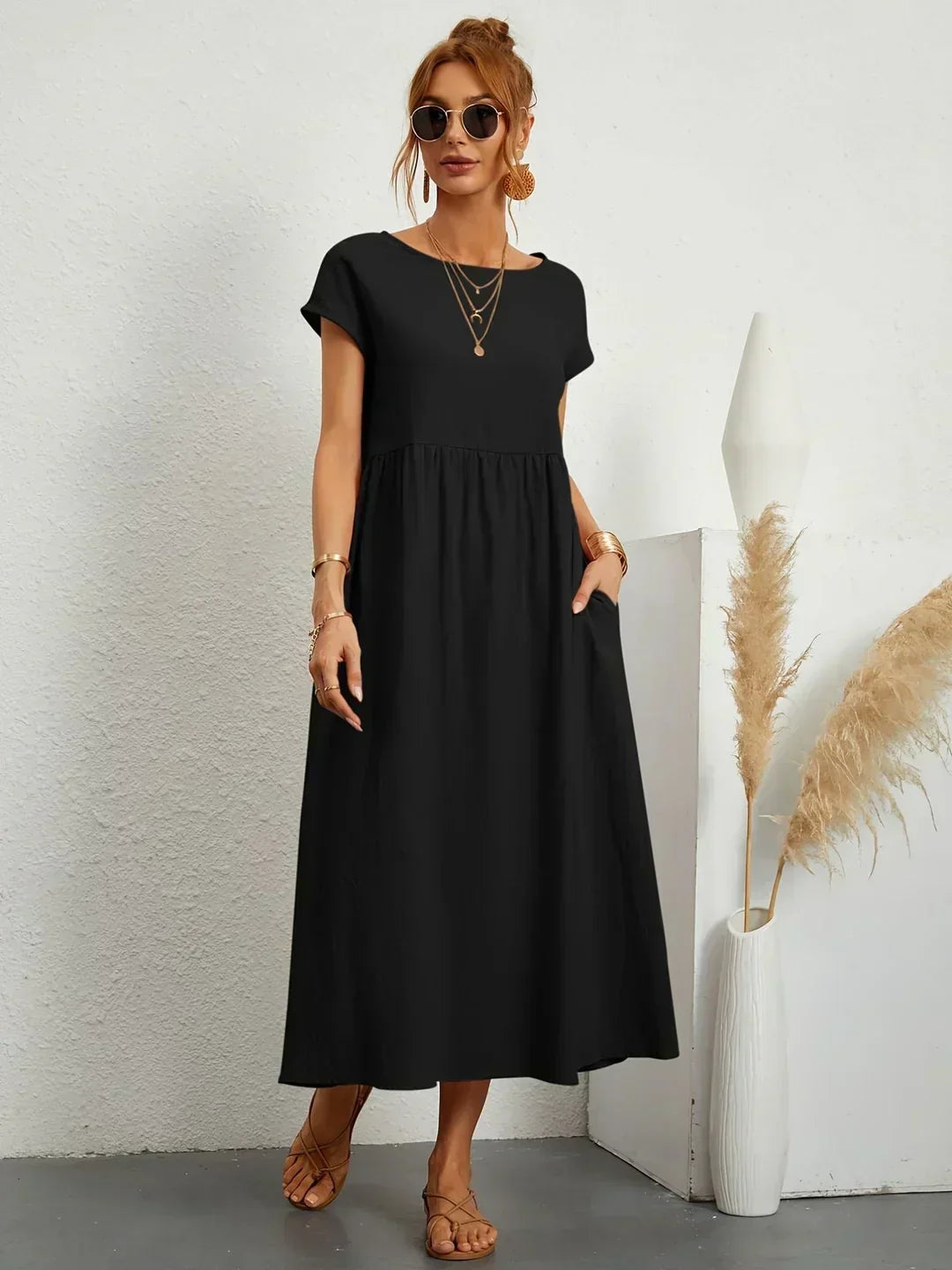 Gabriella | Flowy Midi Dress