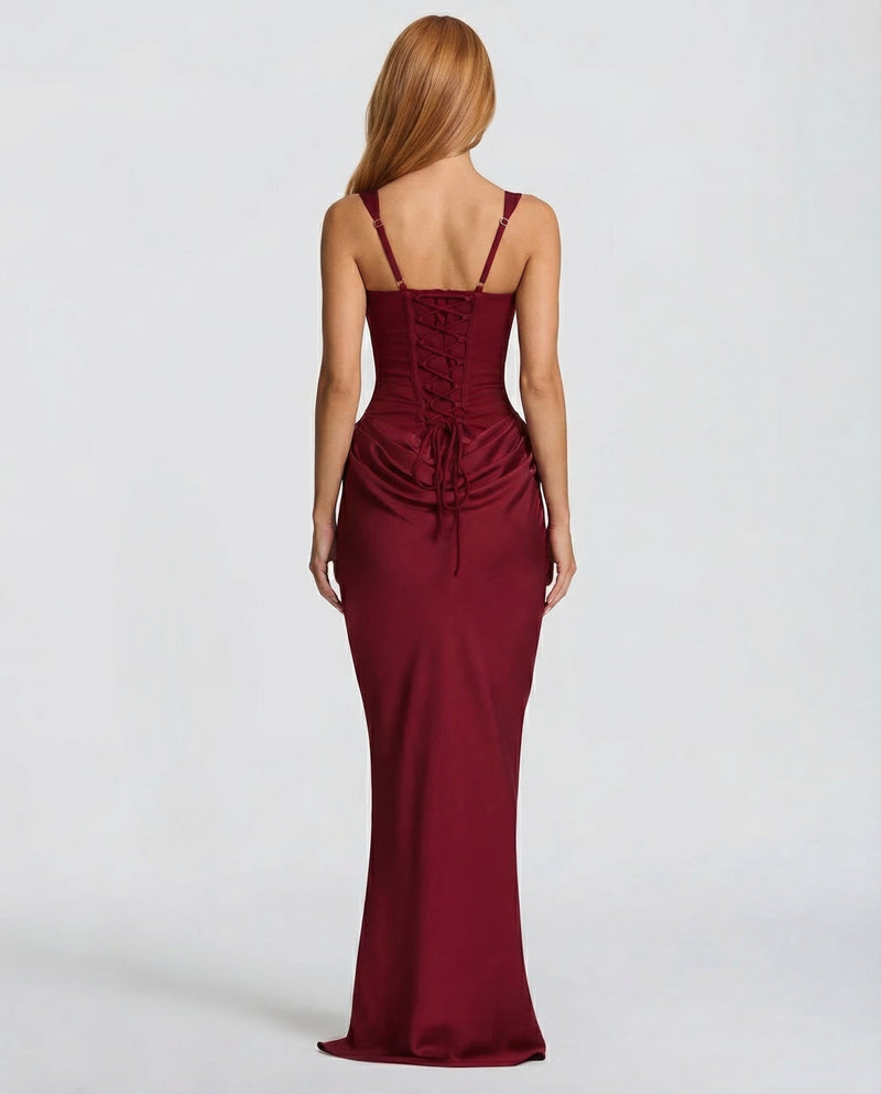 Ruby | Draped Corset Dress