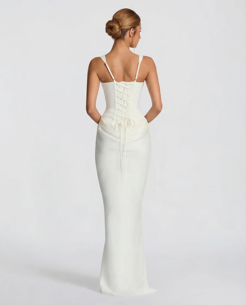 Ruby | Draped Corset Dress