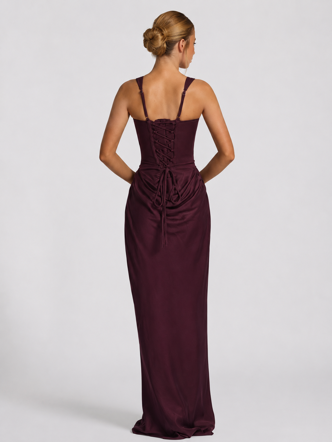 Ruby | Draped Corset Dress