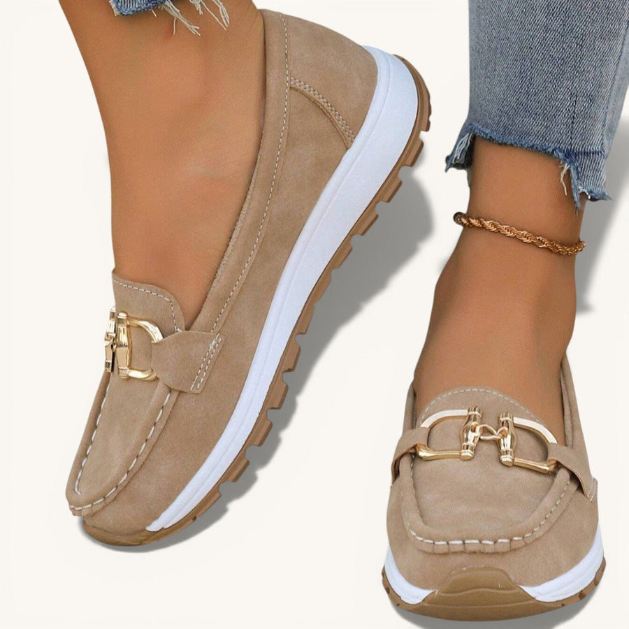Janina | Flat Loafers Buckle
