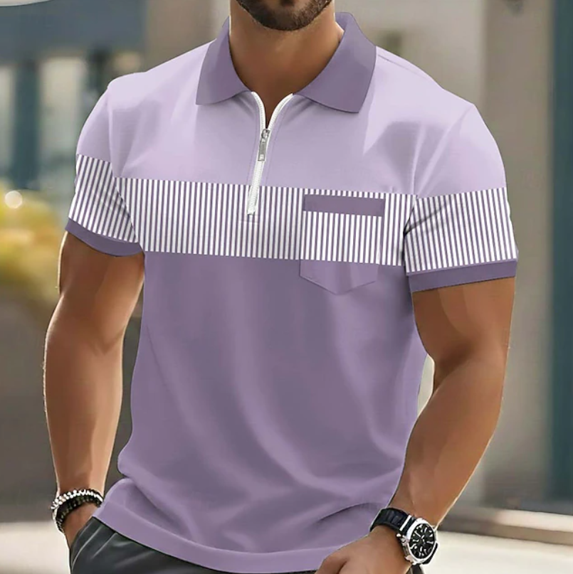 Jason | Elegant Zip Polo