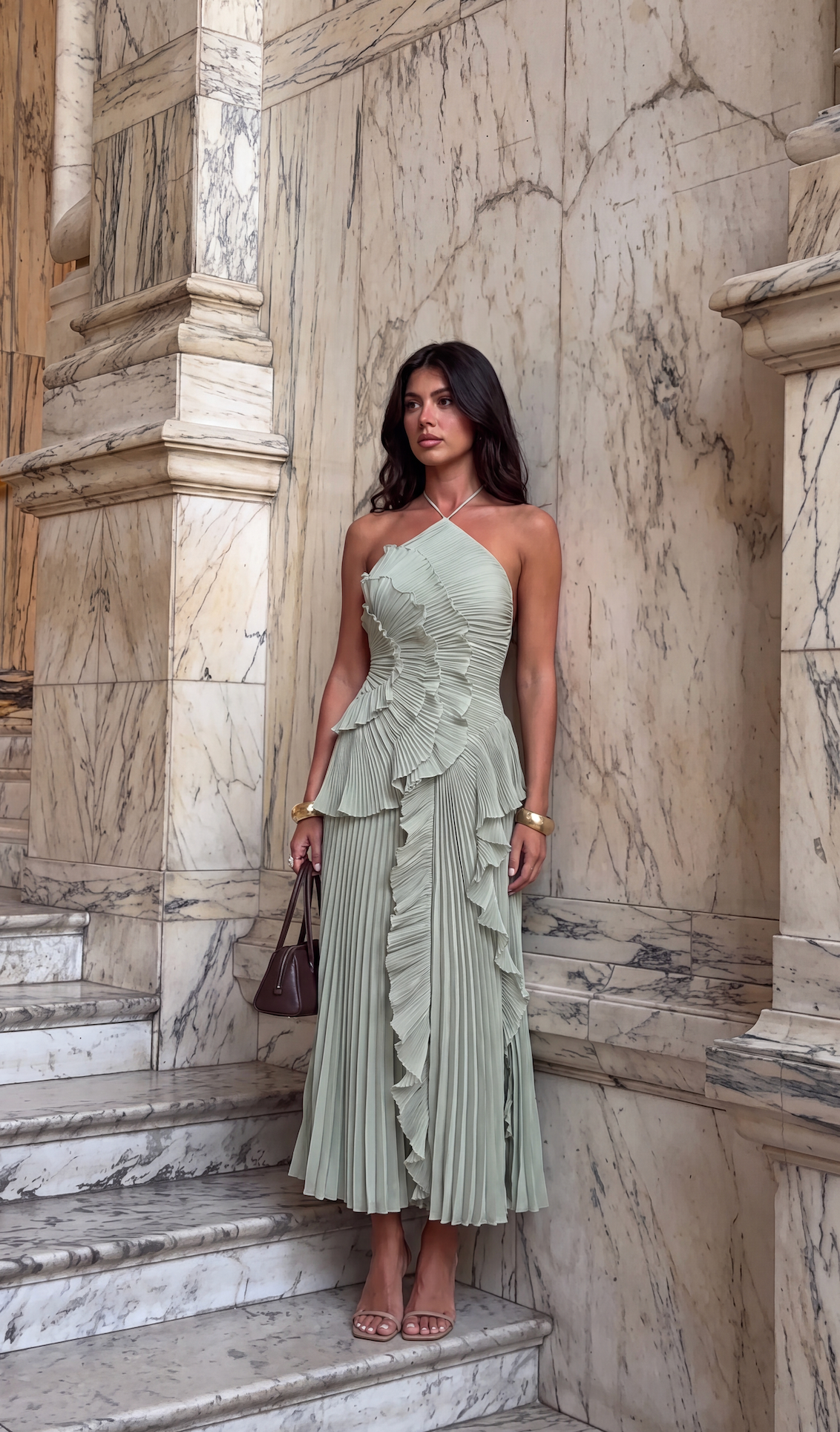 Isla | Ruffle Maxi Dress