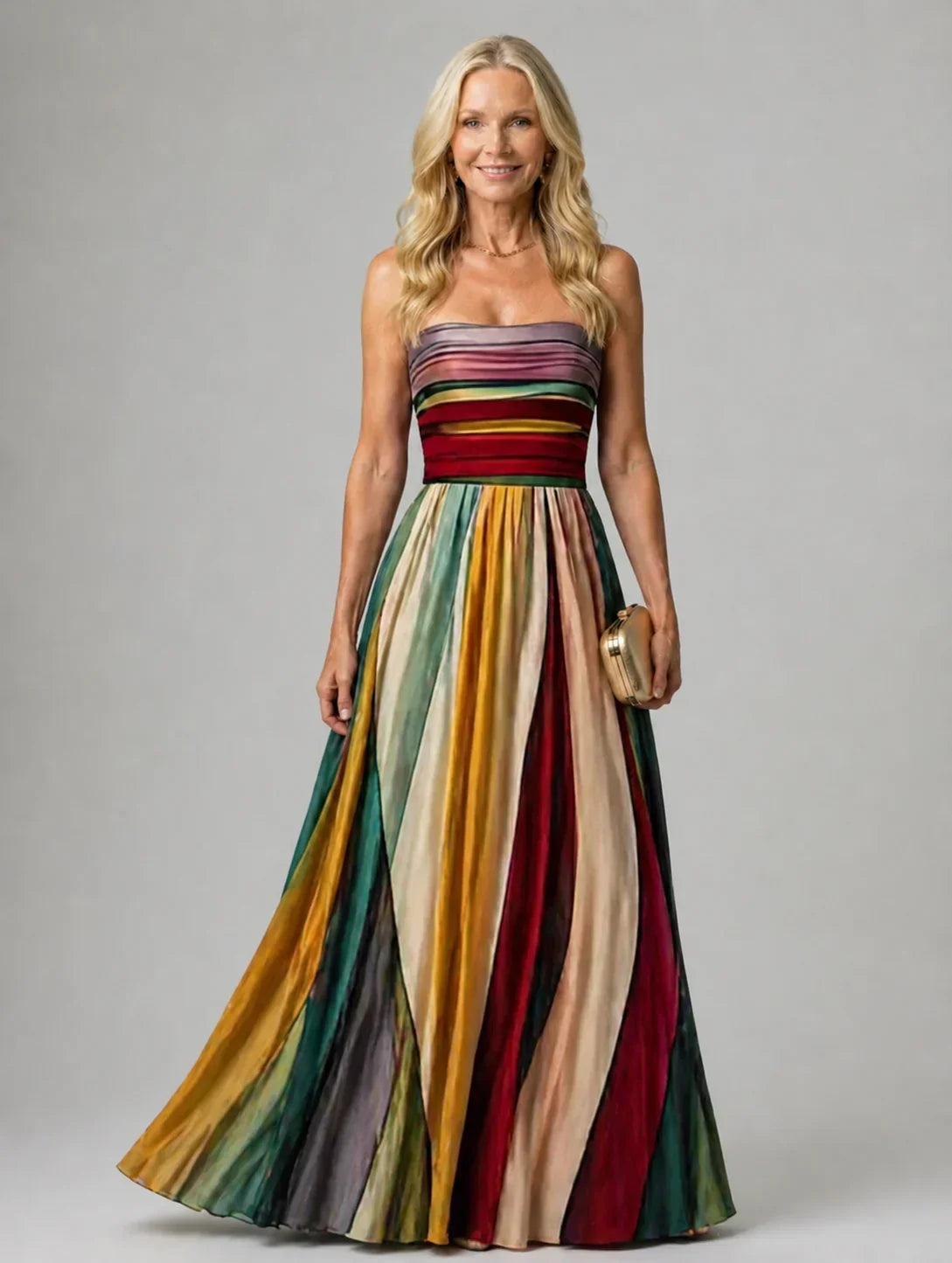 Talma |  Strapless A-Line Dress