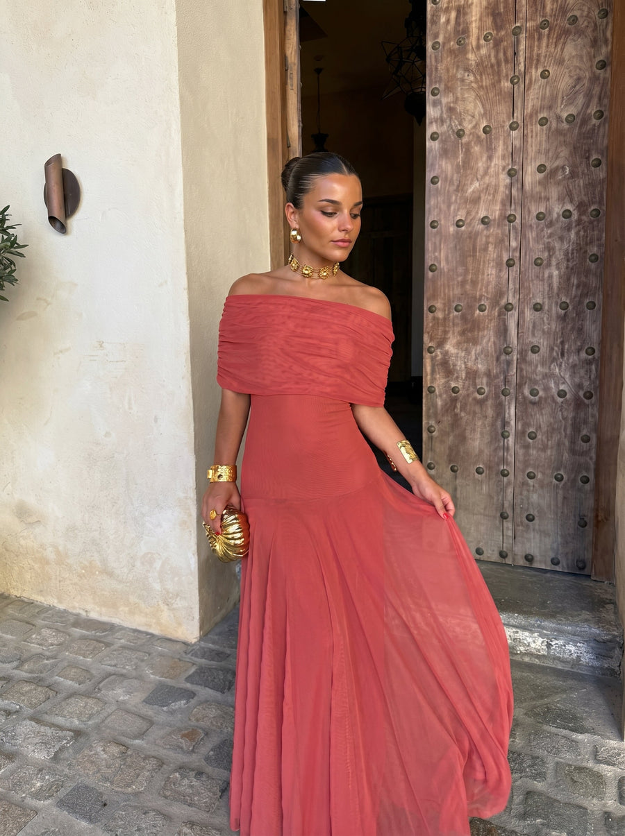 Marzia | Elegant Off-shoulder Dress