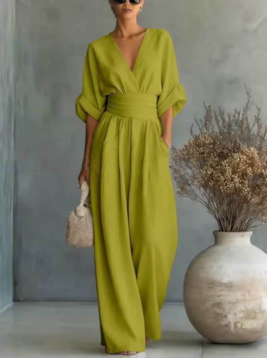 Chelsea | Elegant V-neck Jumpsuit