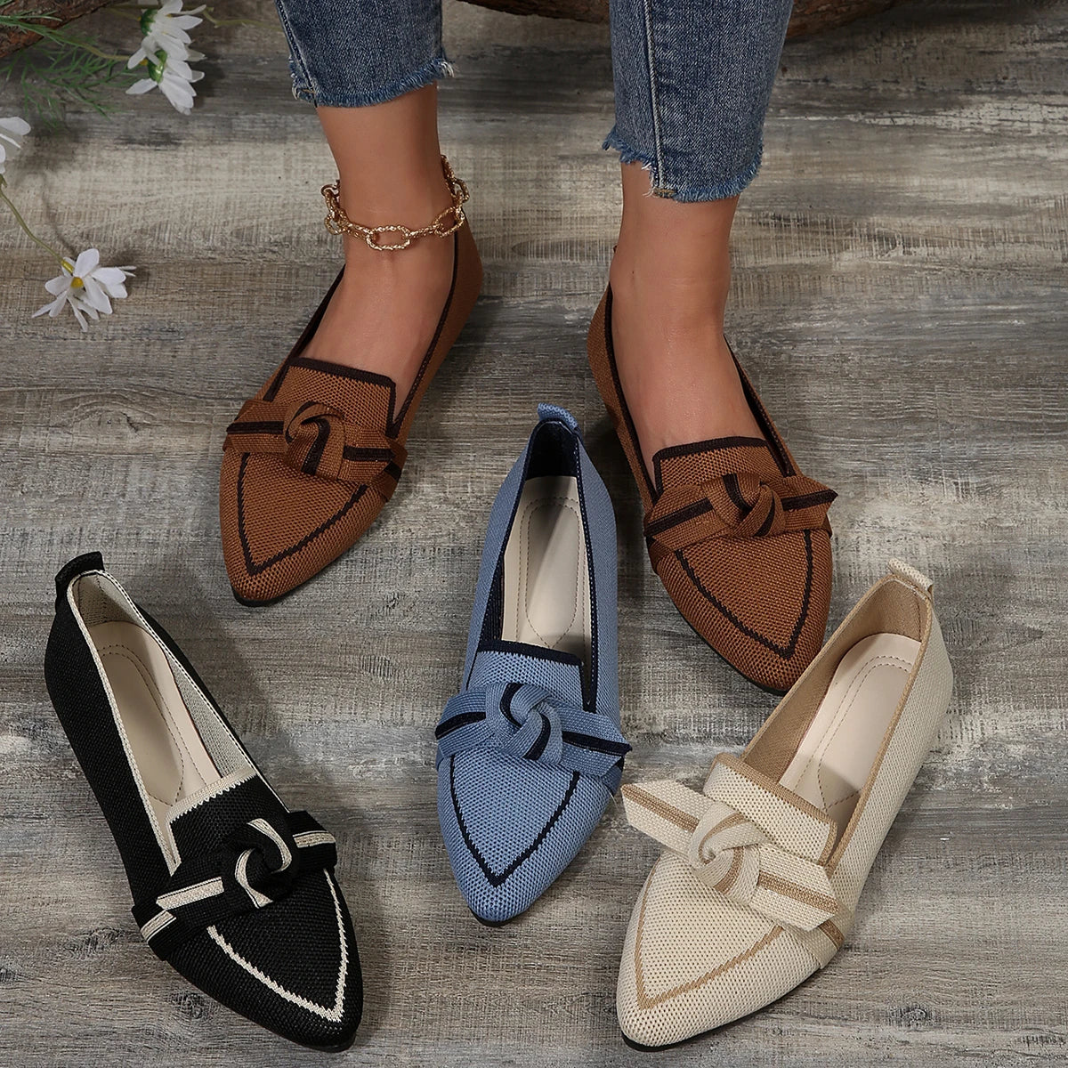 Nellie | Casual Pointed Toe Slip-On