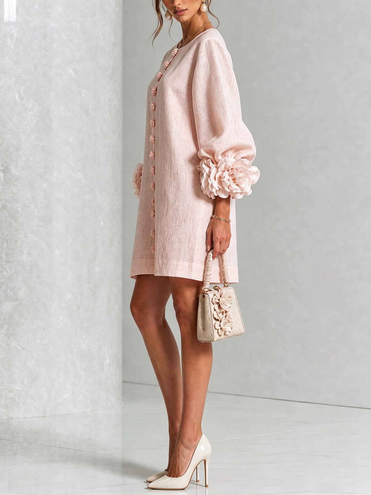 Flor | Button-Down Mini Dress