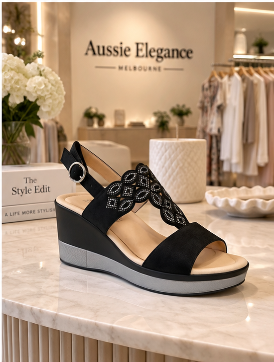 Olivia | Comfort Wedge Sandals