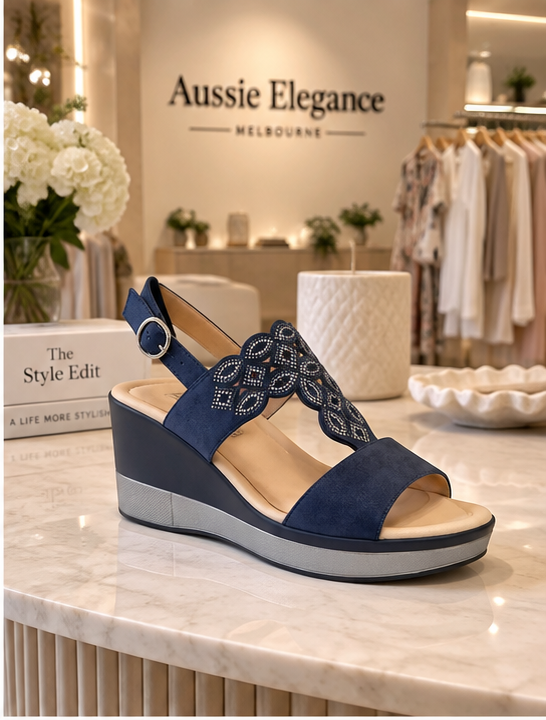 Olivia | Comfort Wedge Sandals