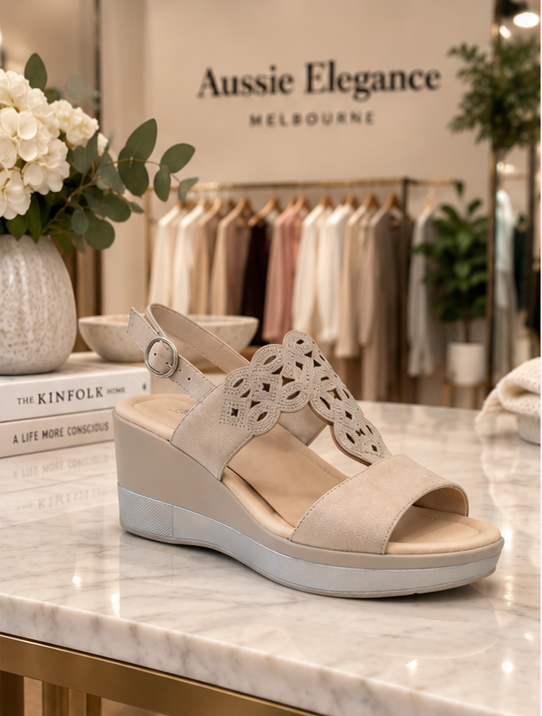 Olivia | Comfort Wedge Sandals