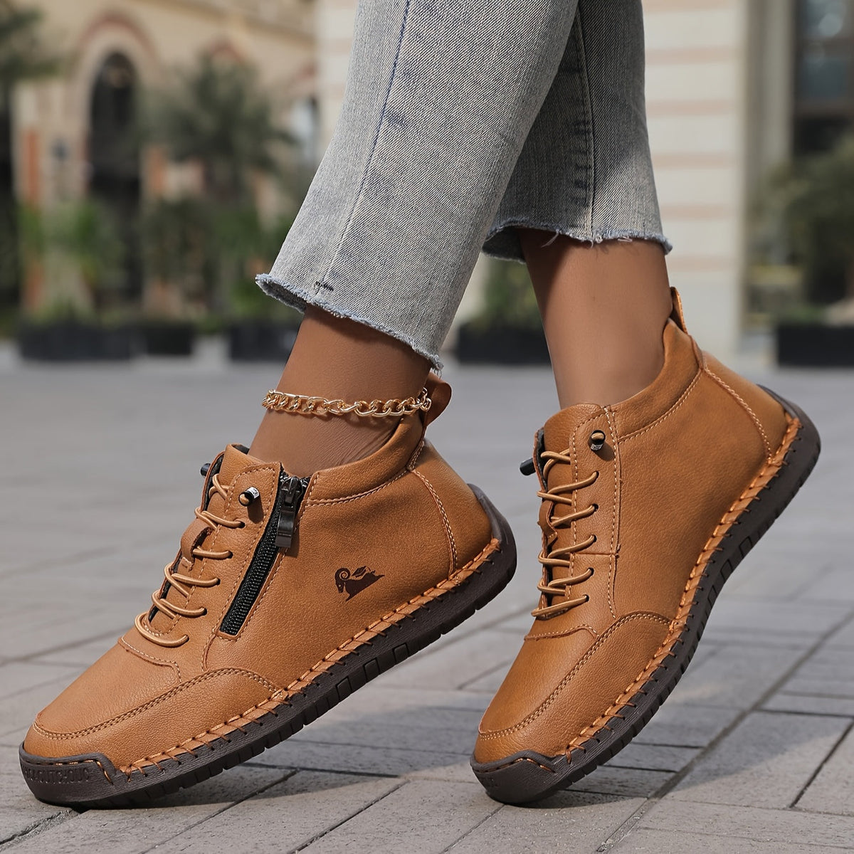 Helena | Orthopedic Zip-Up Footwear