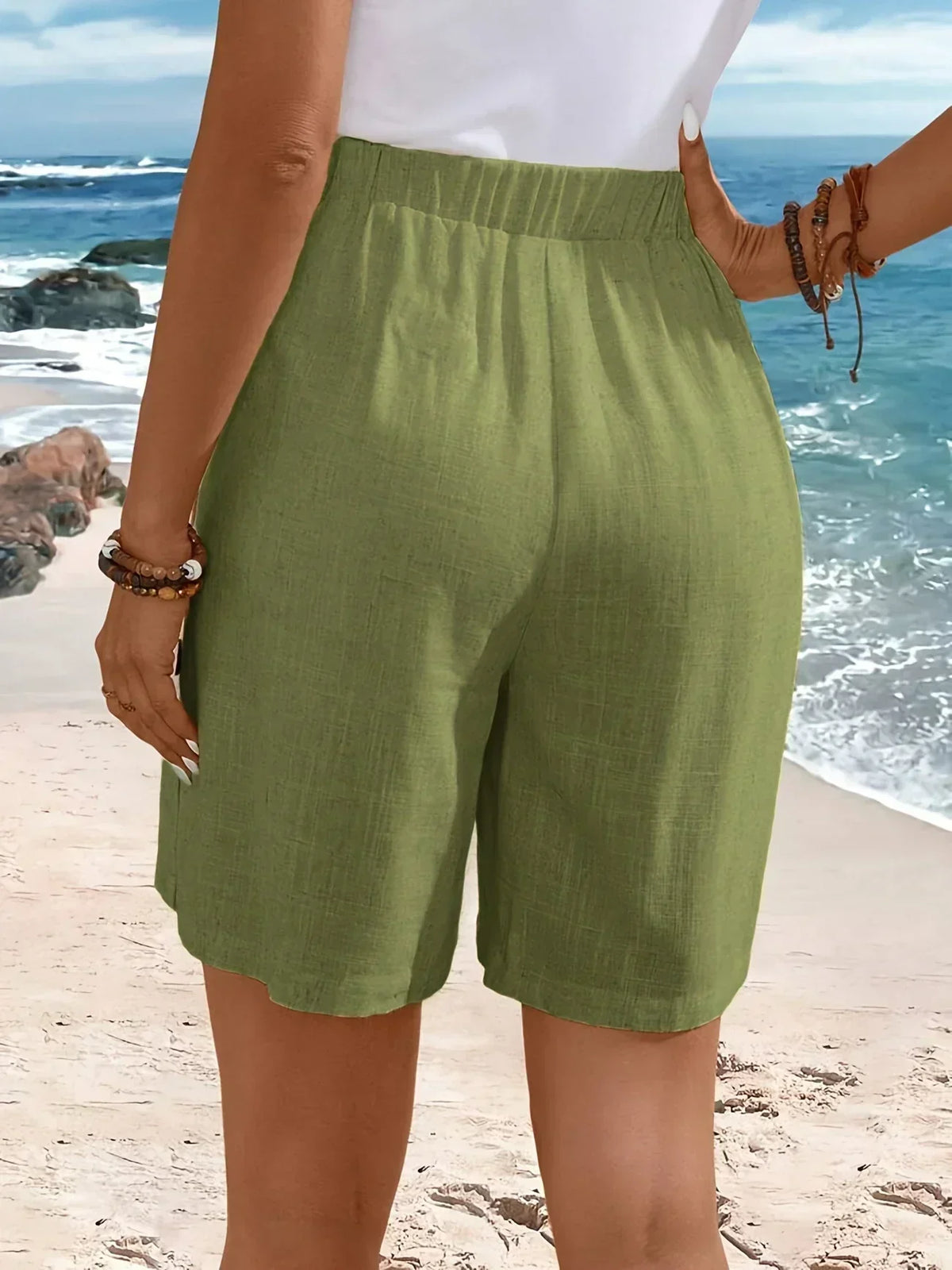 Whitney | Draped Breathable Summer Shorts
