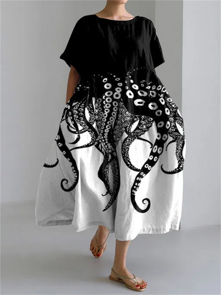 Valeno Floral Print Summer Dress