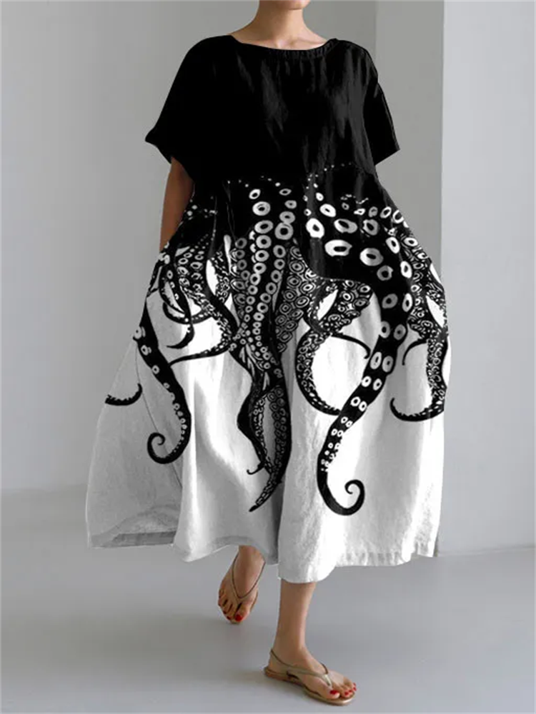 Raffelo Floral Print Summer Dress