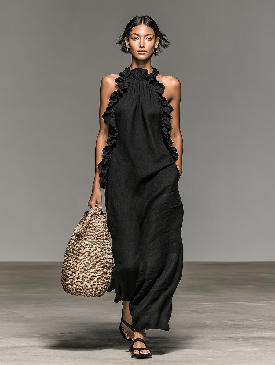 Fedra | Sleeveless Maxi Dress