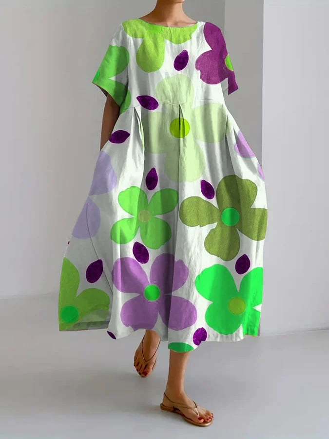 Valeno Floral Print Summer Dress