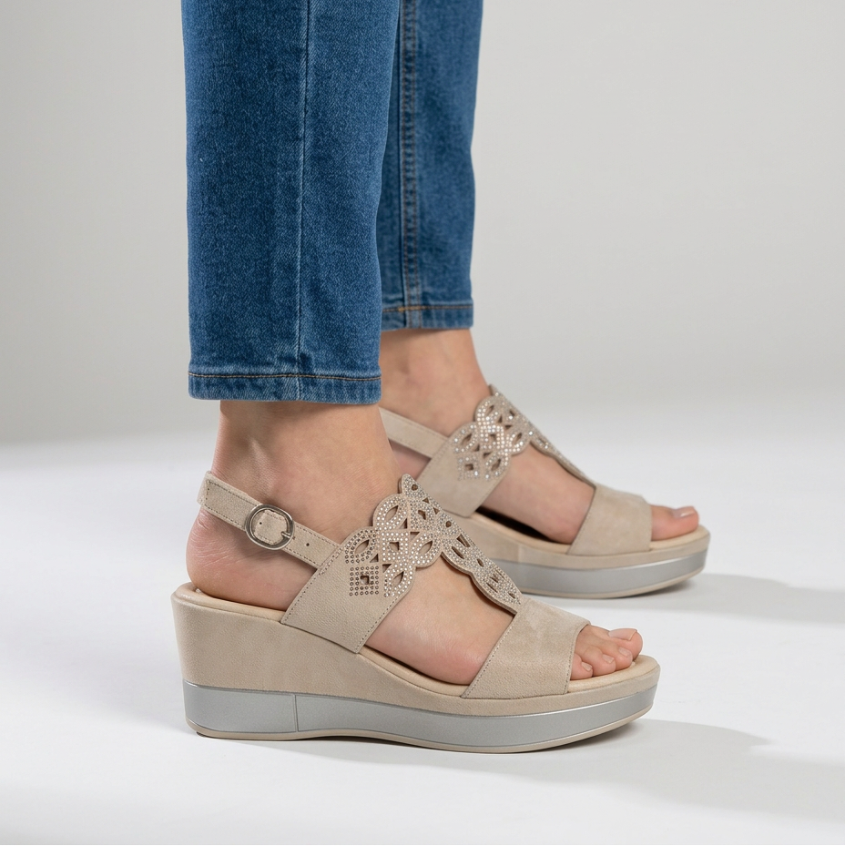 Olivia | Comfort Wedge Sandals