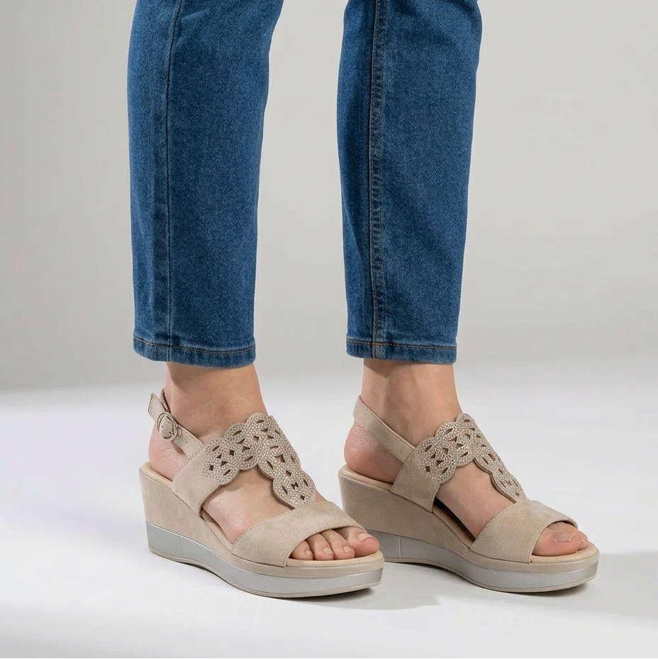 Olivia | Comfort Wedge Sandals
