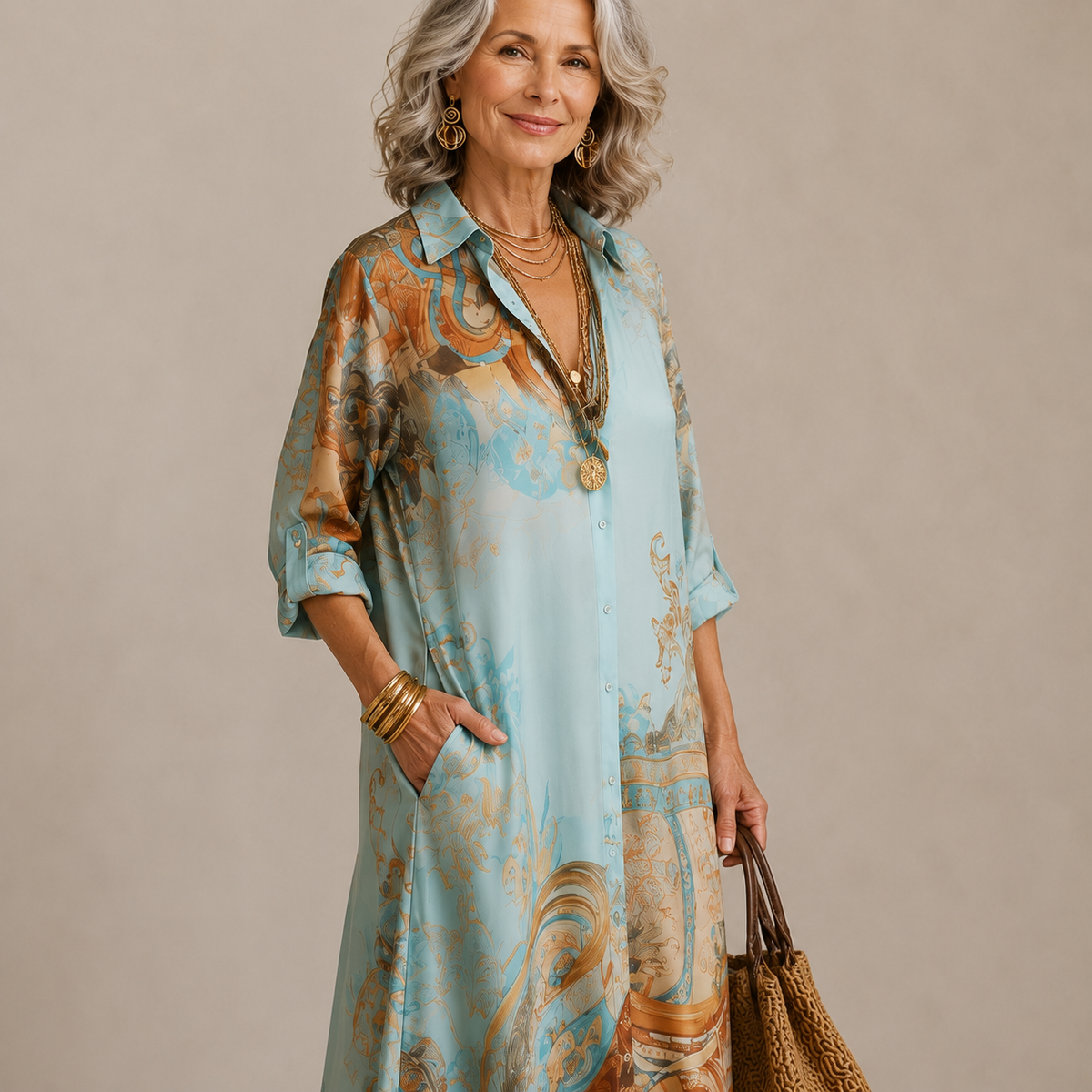 Evalexy | Printed Maxi Dress