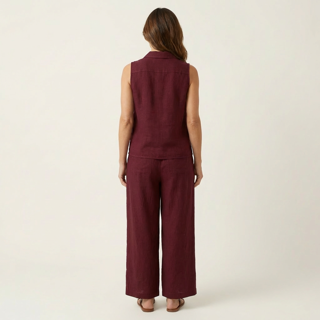 Tanya | Wrap-Top & Wide-Leg Set